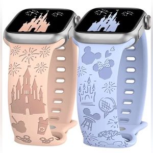 Set of Two WDW Apple Watch Bands